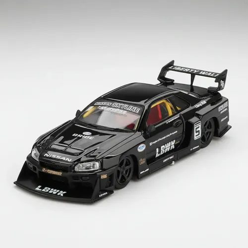 Minigt Nissan Lb-er34 Super Silhouette Skyline Black 844