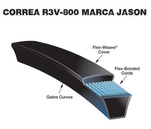 3v800 Correa Industrial 3v800 Marca Dayco O Jason Usa