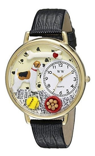 Reloj De Ra - Watches Unisex G******* Fox Terrier Black Skin