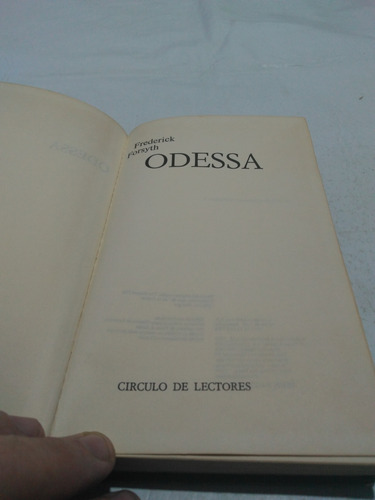 Odessa De Frederick Forsyth - Circulo De Lectores T/dura (Usado)