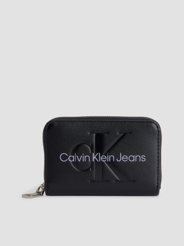Billetera Sculpted Negro Calvin Klein