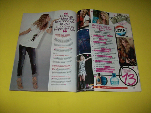 Imagen 5 de 7 de Taylor Swift Revista Seventen Belanova 30 Seconds To Mars