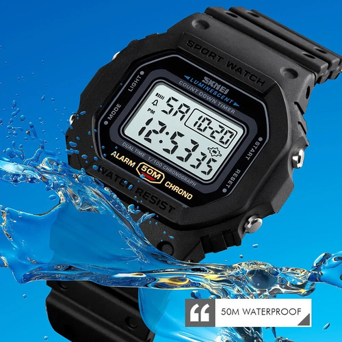 Reloj Digital Deportivo Led Electrónico A Prueba De Agua Par