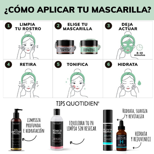 Imagen 8 de 9 de Mascarilla Facial Hidratante Con Arcillas Puras Y Aloe Vera