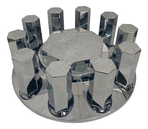 Tapas Delanteras Y 20 Capuchones Hexagonal Grande Unemon