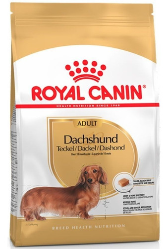 Alimento Royal Canin Breed Health Nutrition Dachshund para perro adulto de raza mini y pequeña sabor mix en bolsa de 7.5kg