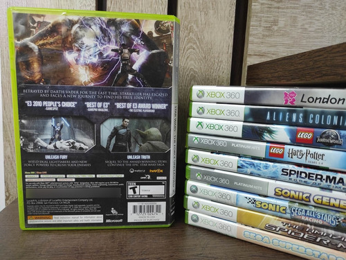 Jogo Star Wars The Force Unleashed 2 Original Para Xbox 360 (Usado)