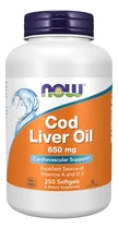 Comprar Aceite De Hígado De Bacalao 650 Mg Now 250 Softgel
