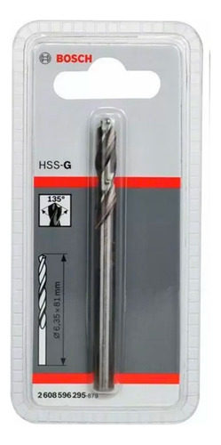 Bosch Broca Piloto Hss-g 1/4 X 81mm