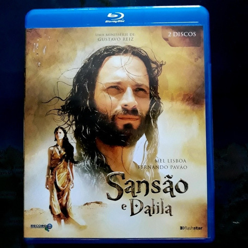 Sansao E Dalila Bluray Original Minissérie Record