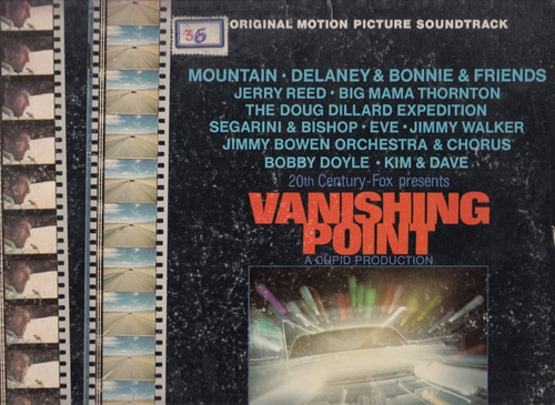1971 Lp Vinilo Ost Vanishing Point Road Movie De Culto Raro