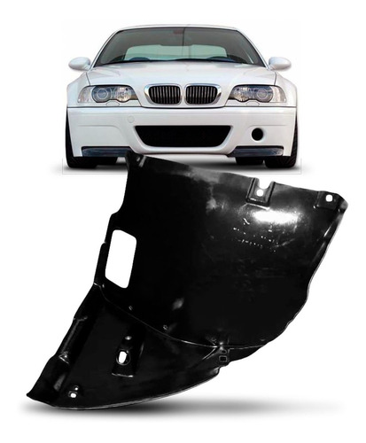 Parabarro Dianteiro Bmw E46 M3 1998 A 2005 Parte Menor