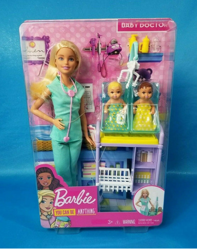 Muñeca Barbie Pedriatra Serie Carreras De Puedes Ser Lo