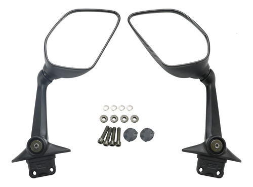 Qp Compatible Set De Espejos L & R Para Yamaha Xp 530 T-max