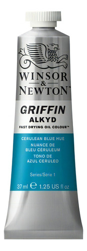 Oleo Griffin Winsor & Newton 37ml - Óleo Tono Azul Ceruleo