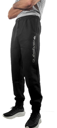 Jogging Quiksilver Lifestyle Hombre Graphic Negro Ras