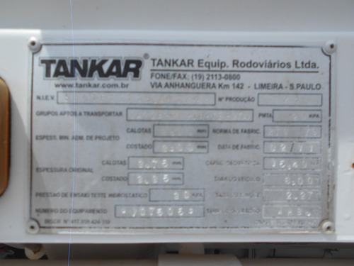 Tanque Tankar 15.000 Litros