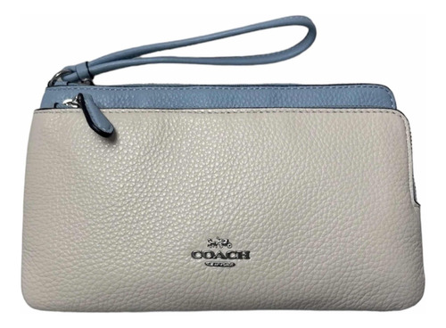 Muñequera Wristlet Coach Doble Cierre Original Y Nueva