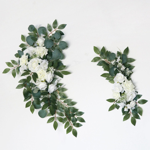 2 Piezas De Flores Decorativas De Arco De Boda Flores