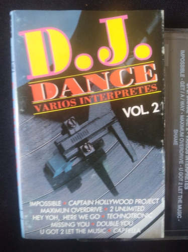 Cassette Música D.j. Dance Varios Interpretes Vol.2