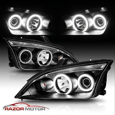 Led Halo 2005 2006 2007 For Ford Focus Black Projector H Rzk