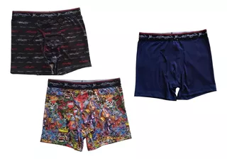 Ed Hardy Paquete De 3 Boxers Micro Modal Talla Xl