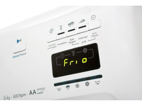 Imagen 3 de 4 de Lavarropas Whirlpool Wnq66a Carga Frontal