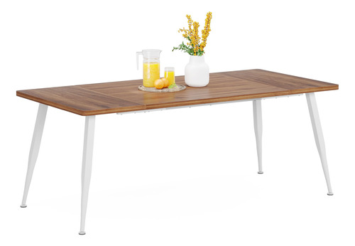 Little Tree Mesa De Comedor Rectangular Grande De 70,9 Pulga