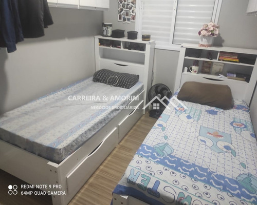 Imagem 13 de 30 de Apartamento A Venda, 2 Dormitórios, Sala 2 Ambientes E Sacada Com Vista Panoramica, Cozinha, Área De Serviços. Vaga De Garagem. Jardim Casa Blanca. - Ap00096 - 68144551