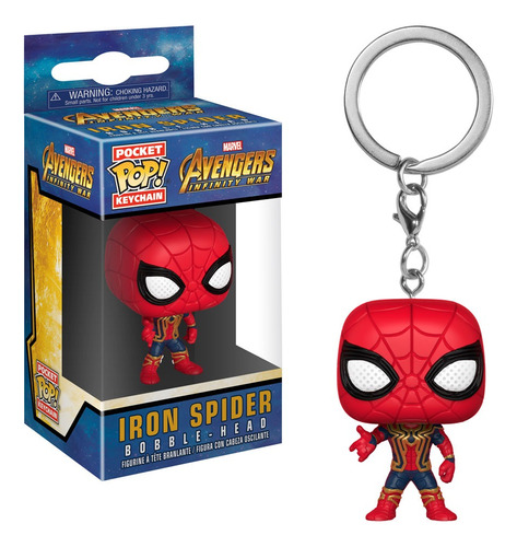 Funko Pop Llavero Keychain Iron Spider Avengers Infinity War