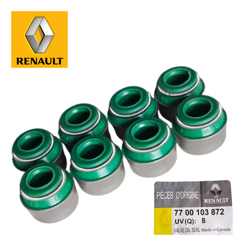 Gomas Válvulas Renault Logan Sandero Clio Symbol Energy 8v
