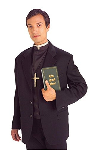 Foro Novedades Hombres Camisa Del Traje Sacerdote Frontal Co