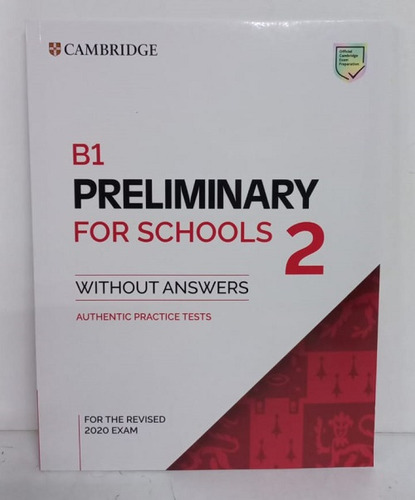 B1 Preliminary For Schools 2 Sb Wo Ans