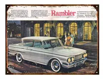 Comprar Cartel De Chapa Publicidad Antigua 1962 Rambler Ika P218