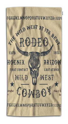 Moslion Vintage Wild West Cowboy Toalla Mano Retro Original