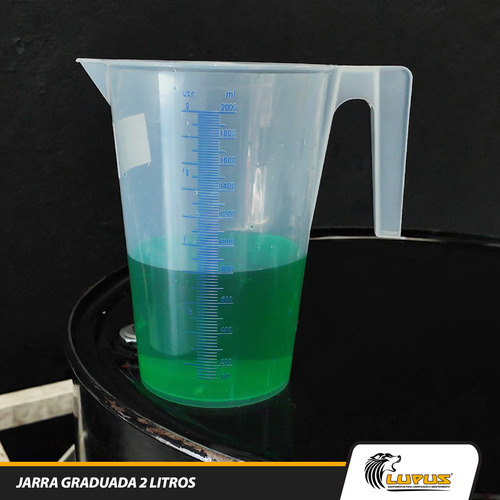 Jarra Graduada 2 Litros Polipropileno Diversos Fluidos