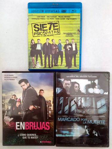 Colin Farrell Dvd Langosta En Brujas Siete Psicópata Blu-ray