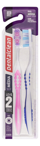 Cepillo de dientes Dentalclean Dual medio x 2 unidades