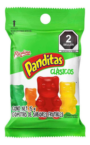 Gomitas Ricolino Panditas Clásicos 15g