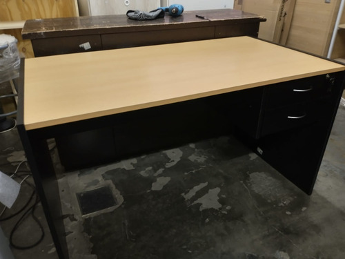 Imagen 6 de 8 de Escritorio Oficina 2 Cajones 1 C- Cerrad 130 X 70. Cod. 911.