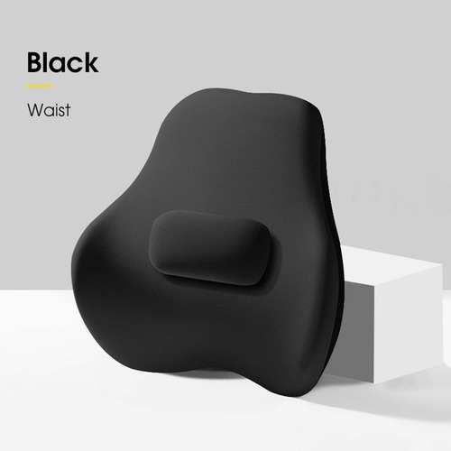 Cojín De Soporte Lumbar Para Vehículo De Soporte Negro