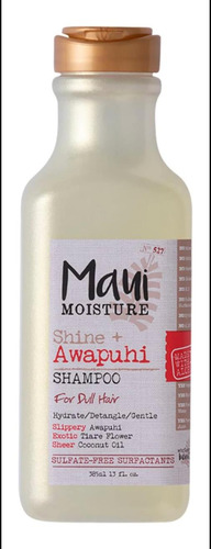 Maui Moisture Shine + Awapuhi ChampĂș Vegano Hidratante Con Y