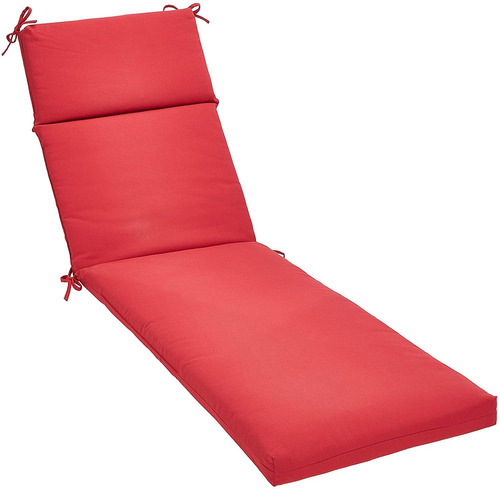 Amazon Basics Outdoor Lounger Patio Cushion - Red