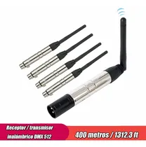 Comprar Kit De Receptor Transmisor Dmx512 2.4g Ism Inalámbrico 5 Pzs