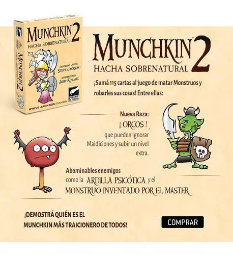 Munchkin 4 El Dia Del Arquero Juego De Mesa Bureau Cartas