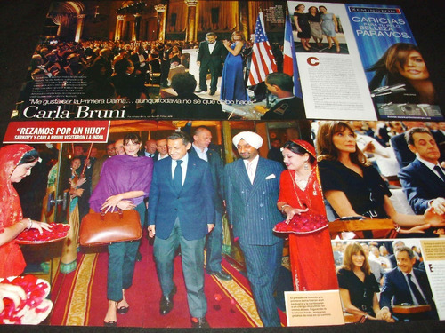 (ab067) Carla Bruni * Recortes Revistas Clippings