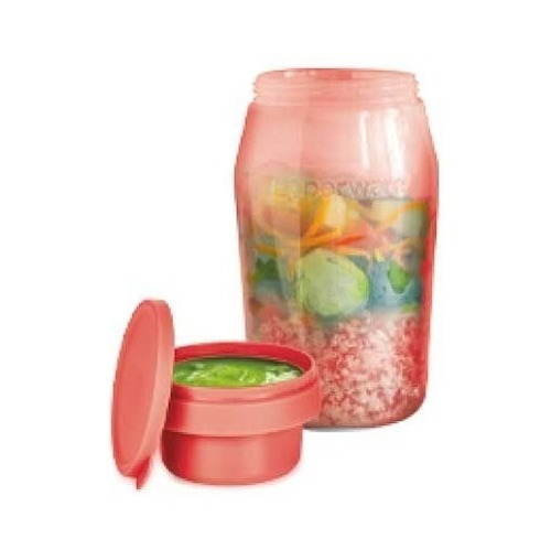 Pote C/contenedor De Aderezos Tupperware 825 Ml. + Regalo!