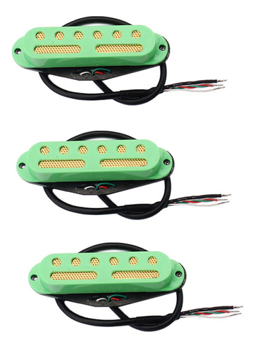 3x Sss - Piezas De Guitarra Humbucker De Puente De Mástil