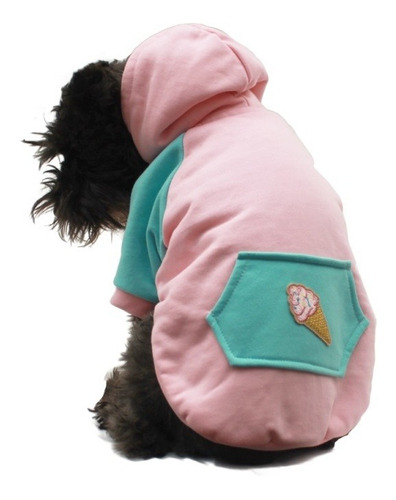 Sudadera Candy Hoodie Perro Cerrada Felpa Talla 7 Pet Pals