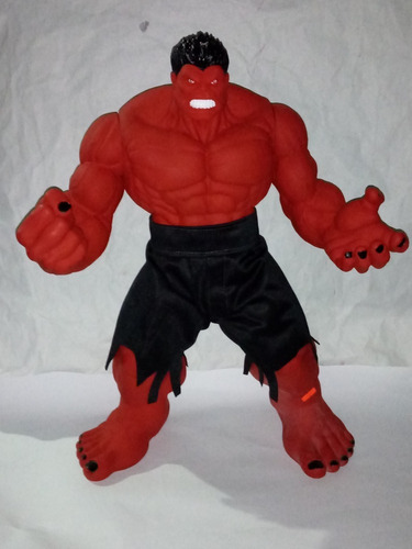Figura Muñeco Super Gigante Super Héroe Hulk Rojo 